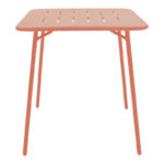 Τραπεζαρία Moraja Deraby σετ 3τεμ terracotta μέταλλο 70x70x73εκ - Image 4