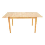 Τραπεζαρία Dallan Country 5τεμ σε φυσική απόχρωση rubberwood 120-150x80x74εκ - Image 9