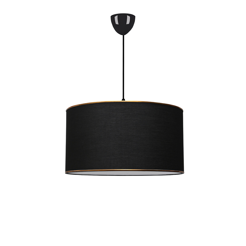 product_pako_202-000068 Φωτιστικό οροφής μονόφωτο PWL-1091 Ε27 μαύρο Φ38x21εκ - Image 1