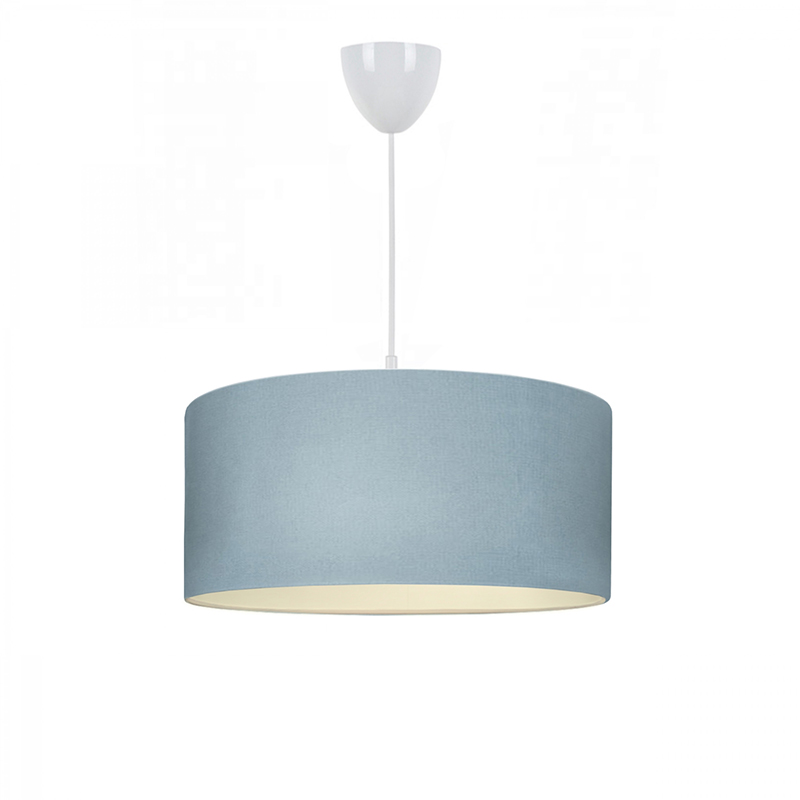 product_pako_202-000070 Φωτιστικό οροφής μονόφωτο PWL-1091 Ε27 σιέλ Φ38x21εκ - Image 1