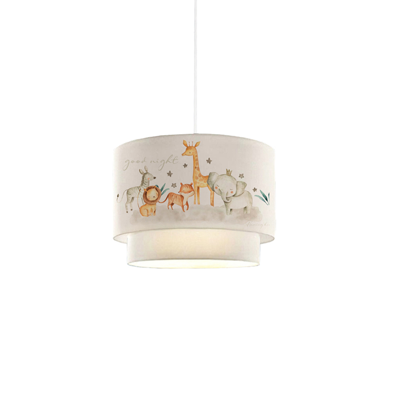 product_pako_202-000108 Παιδικό φωτιστικό οροφής μονόφωτο PWL-1097 Ε27 λευκό-πορτοκαλί Φ30x20εκ - Image 1