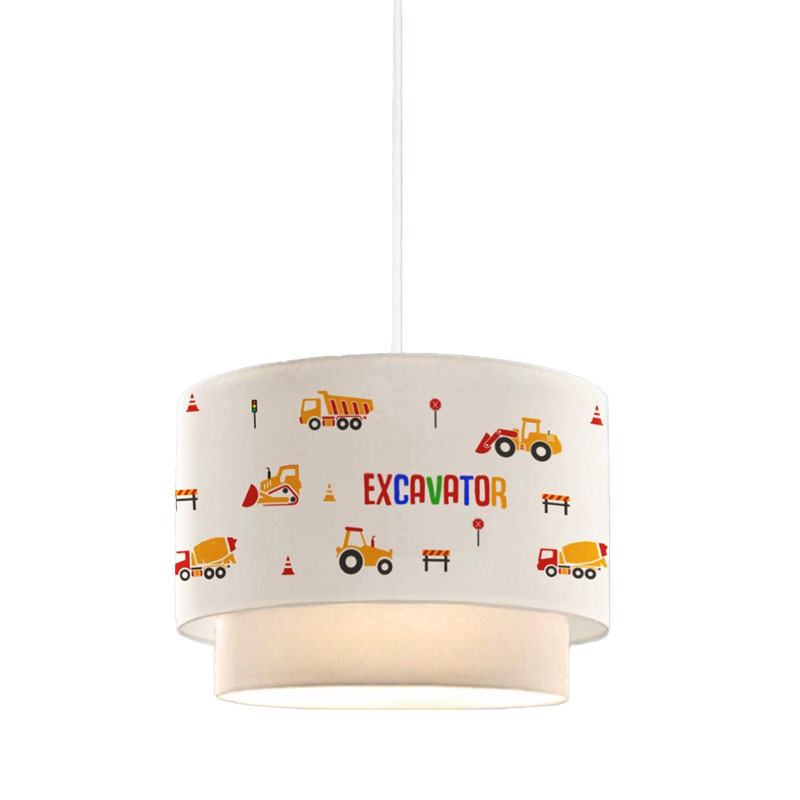 product_pako_202-000123 Παιδικό φωτιστικό οροφής Jannah πολύχρωμο Φ30x20εκ - Image 1