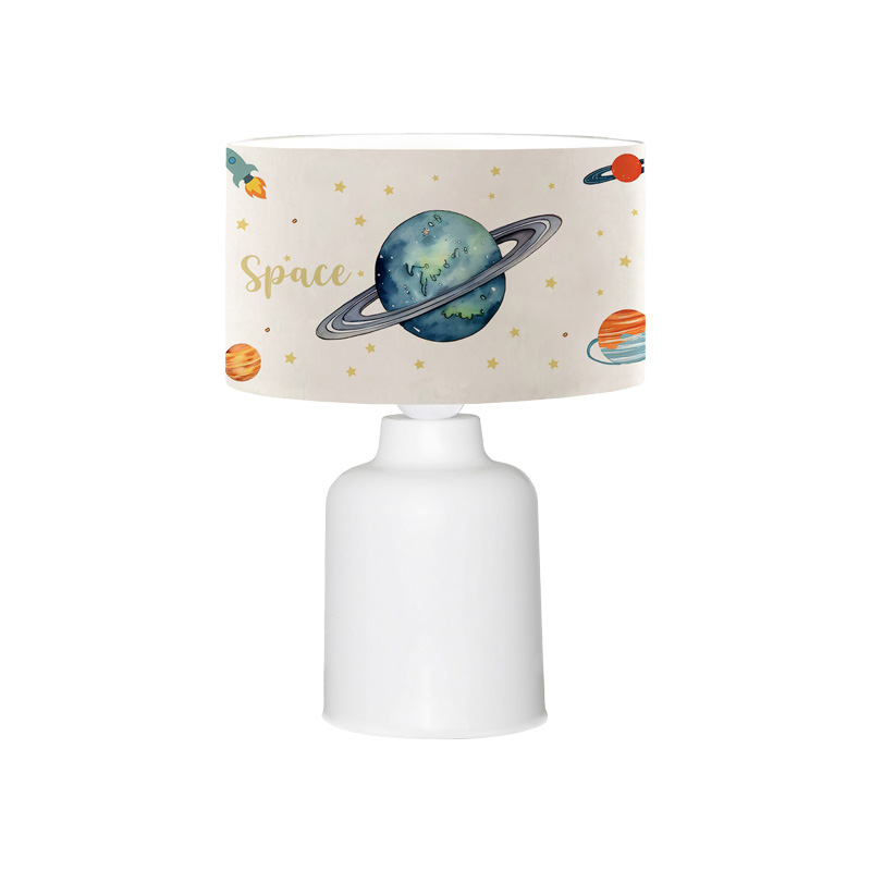 product_pako_202-000178 Παιδικό επιτραπέζιο φωτιστικό Saturn πολύχρωμο-λευκό Φ24x32εκ - Image 1
