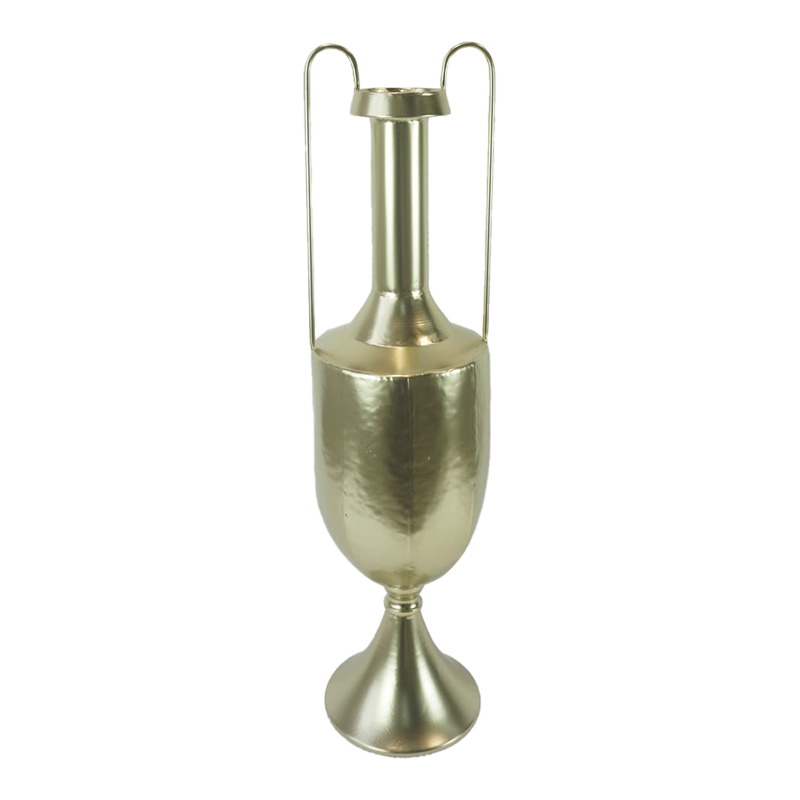 product_pako_209-000027 Διακοσμητικό βάζο δαπέδου Dion Inart μέταλλο σε χρυσή απόχρωση 19.7x19.1x73.7εκ - Image 1