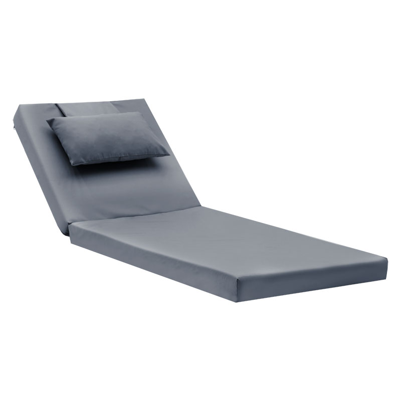 product_pako_211-000009 Μαξιλάρι ξαπλώστρας Sadie ύφασμα γκρι 65x185x10εκ - Image 1