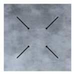 Επιφάνεια τραπεζιού Inspire HPL γκρι cement 69x69εκ πάχους 12mm - Image 2