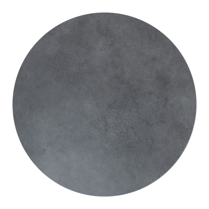 product_pako_215-000023 Επιφάνεια τραπεζιού Sizzle Werzalit ανθρακί cement Φ60εκ πάχους 25mm - Image 1