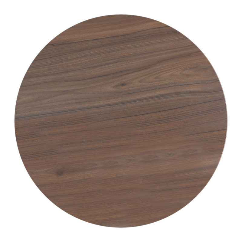 product_pako_215-000035 Επιφάνεια τραπεζιού Bounty Werzalit καρυδί Φ60εκ πάχους 25mm - Image 1