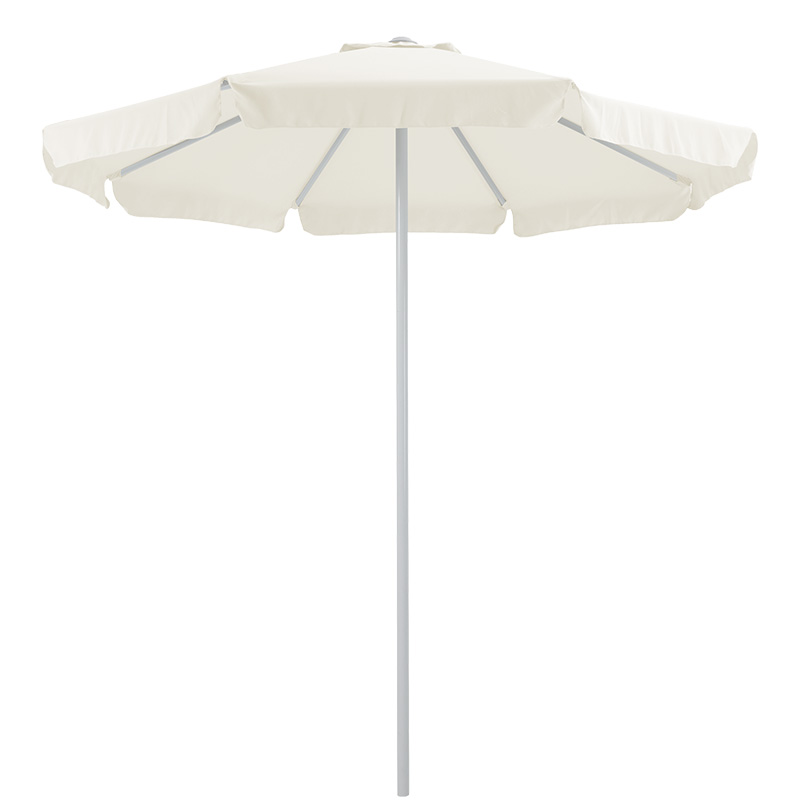 product_pako_218-000003 Ομπρέλα επαγγελματική Mongo μονοκόμματος ιστός μέταλλο Φ2.3m εκρού - Image 1