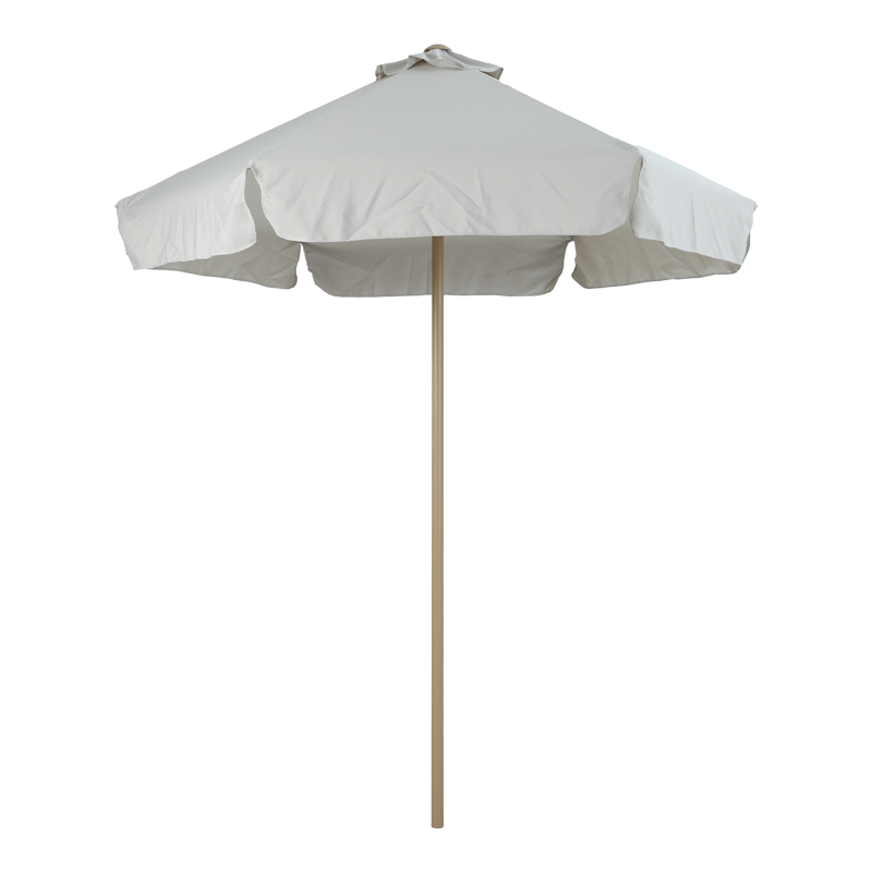 product_pako_218-000035 Ομπρέλα επαγγελματική Mongo μέταλλο - μονοκόμματος ιστός σε άμμου-κρεμ απόχρωση Φ2m - Image 1