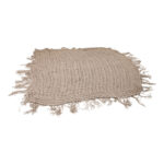 Δίχτυ σκίασης Shelto μακραμέ poly-cotton σε μπεζ απόχρωση 300x400x27εκ - Image 2
