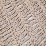 Δίχτυ σκίασης Shelto μακραμέ poly-cotton σε μπεζ απόχρωση 300x400x27εκ - Image 4