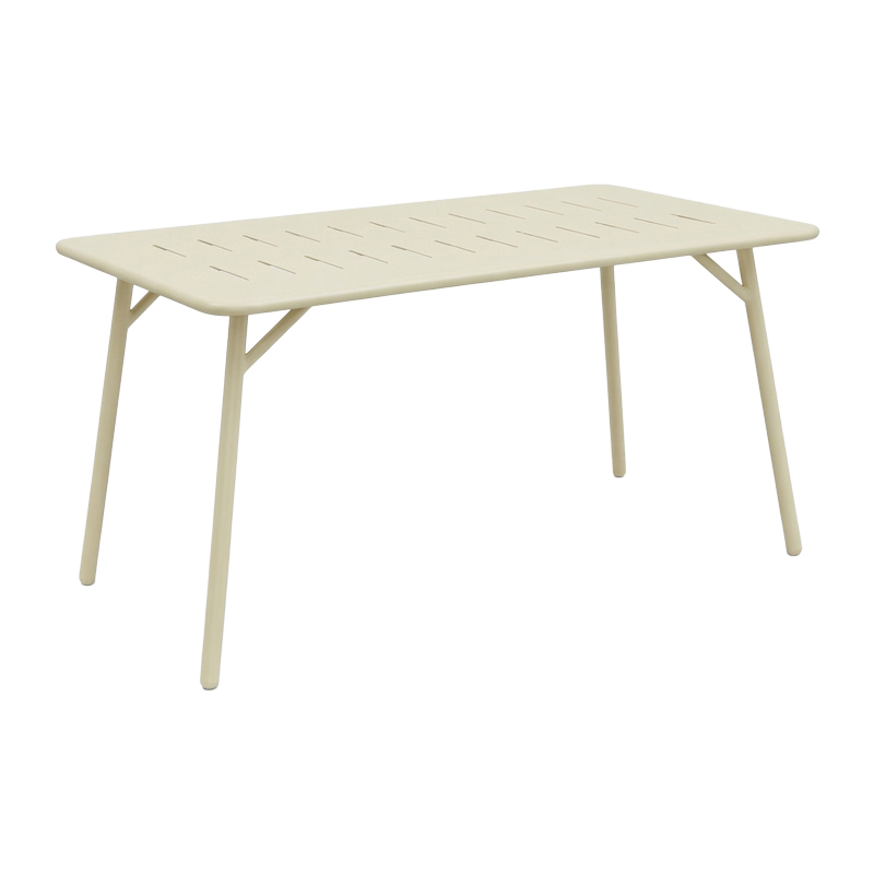 product_pako_218-000050 Τραπέζι Moraja κρεμ μέταλλο 140x80x72εκ - Image 1