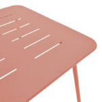 Τραπέζι Moraja terracotta μέταλλο 70x70x73εκ - Image 3