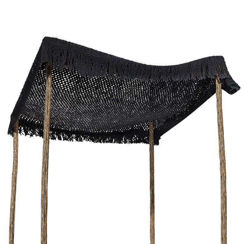 product_pako_220-000010 Δίχτυ σκίασης Roof μακραμέ μαύρο 4x4m - Image 1