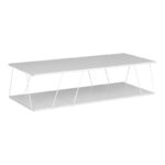 Τραπέζι σαλονιού Tars λευκό 120x50x30εκ - Image 2