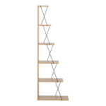 Βιβλιοθήκη mini Tars sonoma-μαύρο 50x22x150εκ - Image 3