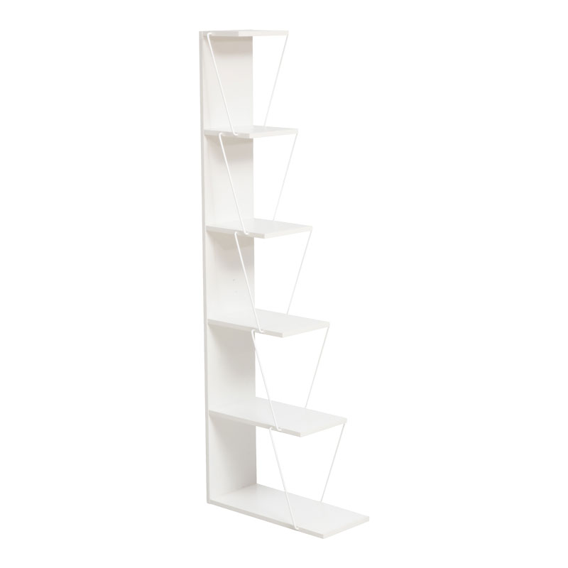 product_pako_225-000028 Βιβλιοθήκη mini Tars λευκό 50x22x150εκ - Image 1