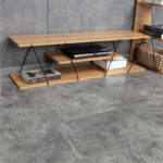Έπιπλο τηλεόρασης Tars sonoma-μαύρο 120x30x33εκ - Image 3