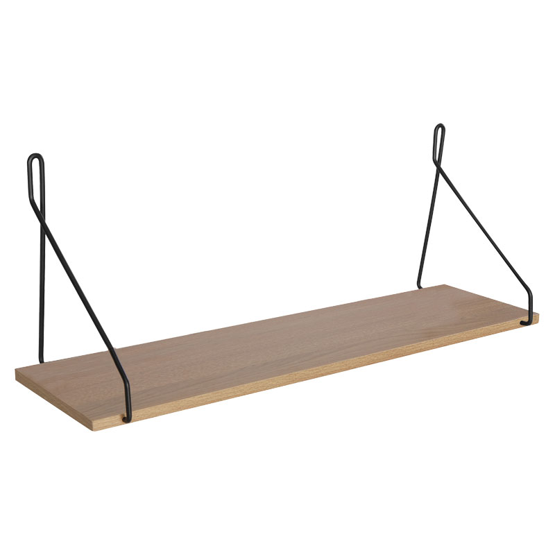 product_pako_225-000035 Ραφιέρα τοίχου Tars sonoma-μαύρο 72x20x27εκ - Image 1