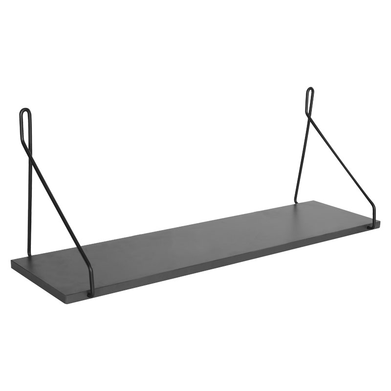 product_pako_225-000036 Ραφιέρα τοίχου Tars ανθρακί-μαύρο 72x20x27εκ - Image 1