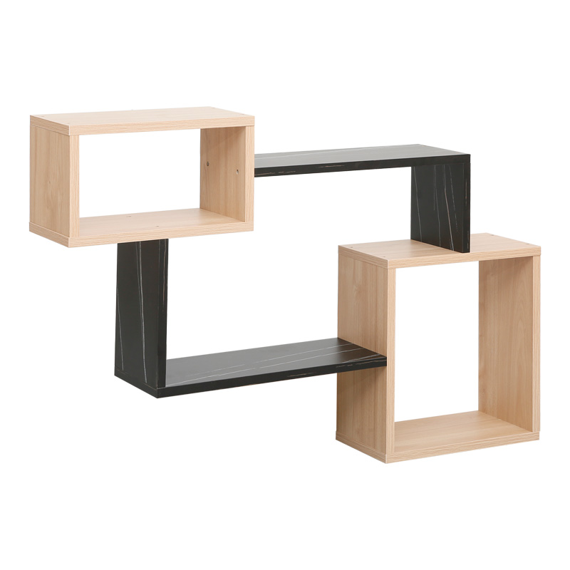 product_pako_225-000070 Ράφι τοίχου Beldra σε φυσική απόχρωση με όψη μαρμάρου 84x15x57.8εκ - Image 1