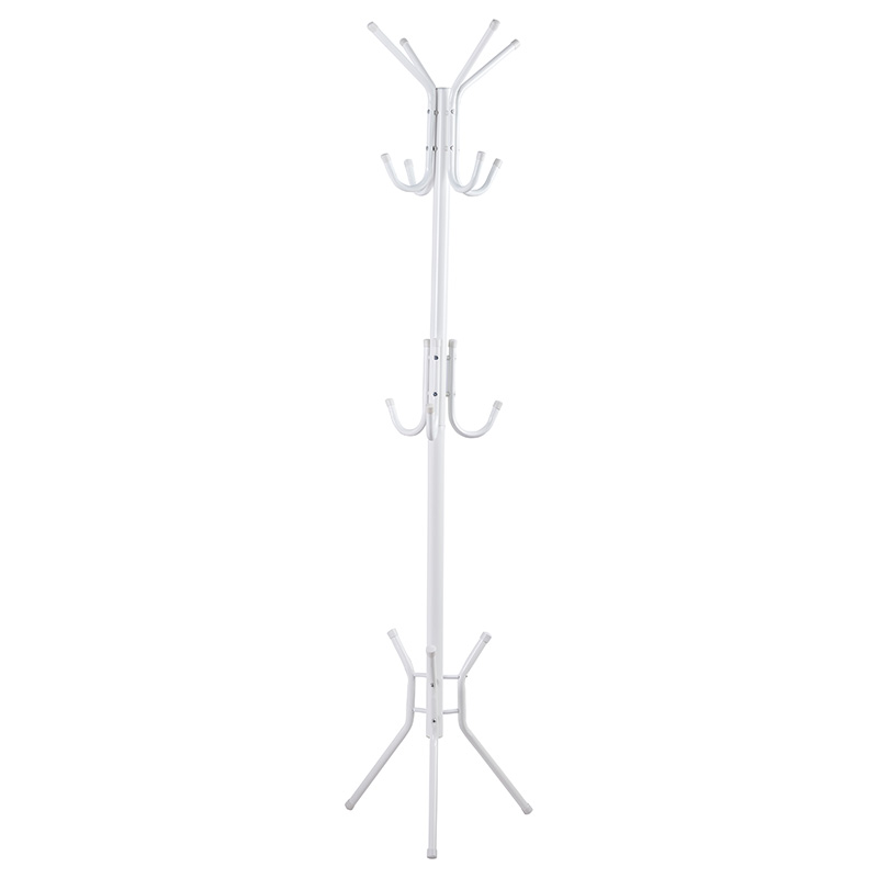 product_pako_226-000002 Καλόγερος ρούχων Piero μέταλλο λευκό Φ44x181εκ - Image 1