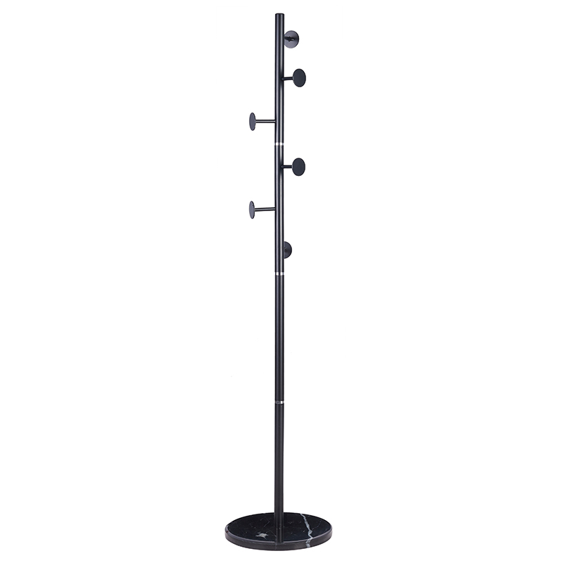 product_pako_226-000008 Καλόγερος ρούχων Adriana μέταλλο μαύρο Φ37x172εκ - Image 1