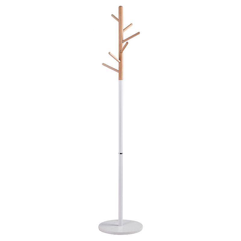 product_pako_226-000021 Καλόγερος ρούχων Marianna μέταλλο λευκό-φυσικό Φ37x169εκ - Image 1
