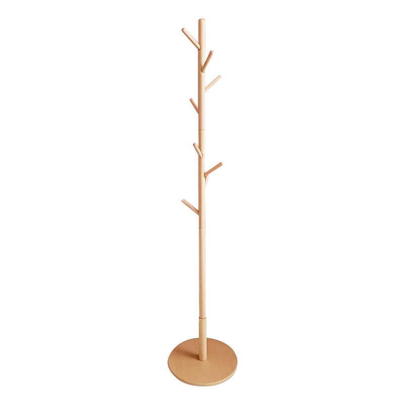 product_pako_226-000023 Καλόγερος ρούχων Driko ξύλο σε φυσική απόχρωση Φ38x174εκ - Image 1
