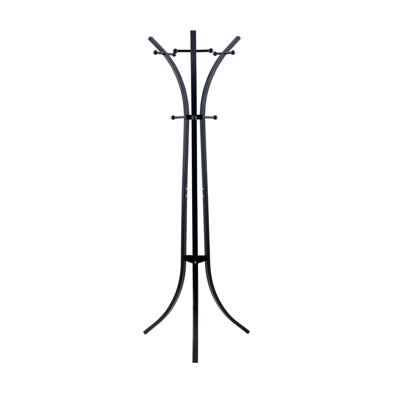 product_pako_226-000024 Καλόγερος ρούχων Zensine μέταλλο σε μαύρη απόχρωση 51x63x175εκ - Image 1