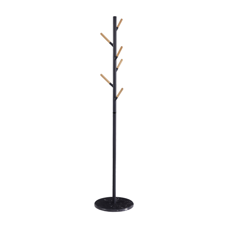product_pako_226-000025 Καλόγερος ρούχων Ponziele μέταλλο σε μαύρη απόχρωση Φ37x174εκ - Image 1