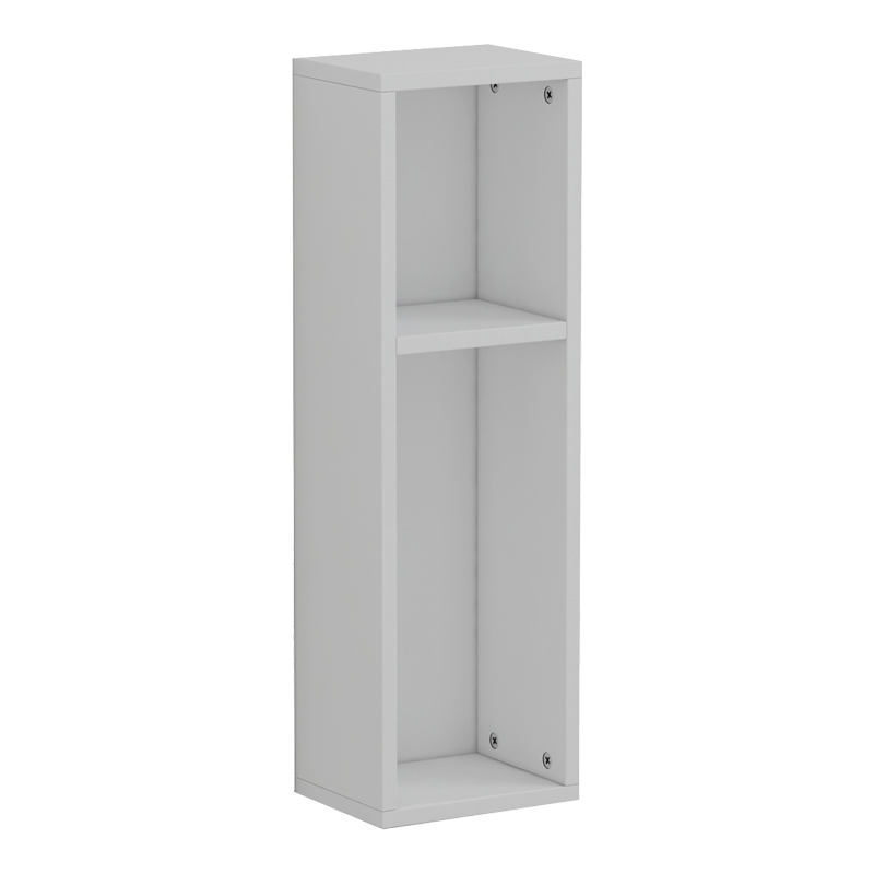 product_pako_230-000044 Ραφιέρα-κομοδίνο τοίχου Racks σε λευκή απόχρωση 20x15x65εκ - Image 1