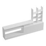 Σύνθετο σαλονιού Seruno λευκό 170x25x100εκ - Image 3