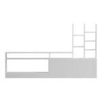 Σύνθετο σαλονιού Seruno λευκό 170x25x100εκ - Image 4