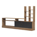 Σύνθετο σαλονιού Seruno oak - μαύρο μαρμάρου 170x25x100εκ - Image 5