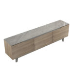 Έπιπλο τηλεόρασης Kasandra μπεζ μαρμάρου-sonoma 180x35x48.5εκ - Image 6