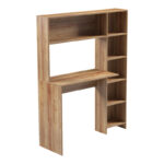 Γραφείο με βιβλιοθήκη Janson oak 113.2x40x141.8εκ - Image 2