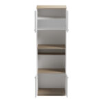 Ντουλάπα κουζίνας Rowan σε λευκή-sonoma απόχρωση 60x42x182εκ - Image 3
