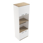 Ντουλάπα κουζίνας Rowan σε λευκή-sonoma απόχρωση 60x42x182εκ - Image 6