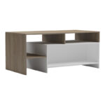 Τραπέζι σαλονιού Consa sonoma - λευκό 120x60x52.8εκ - Image 2