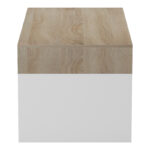 Τραπέζι σαλονιού Consa sonoma - λευκό 120x60x52.8εκ - Image 6