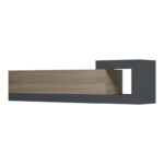 Έπιπλο τηλεόρασης επιτοίχιο Flato sonoma-ανθρακί 150x29.5x38.5εκ - Image 5