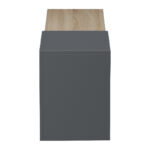 Έπιπλο τηλεόρασης επιτοίχιο Flato sonoma-ανθρακί 150x29.5x38.5εκ - Image 7