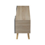 Έπιπλο τηλεόρασης Osclo sonoma-ανθρακί 160x30x41εκ - Image 7