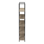 Βιβλιοθήκη-Ραφιέρα Loftie sonoma-μαύρο μέταλλο 126x28x165εκ - Image 5