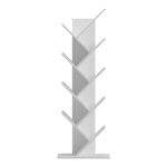Βιβλιοθήκη Fyllo λευκό 50x25x141.5εκ - Image 3