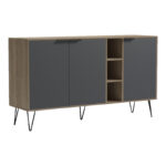 Μπουφές Balain sonoma-ανθρακί 142x35.5x83εκ - Image 3
