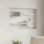 Ραφιέρα τοίχου Galler λευκό 79x19.5x18εκ