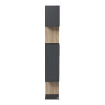 Βιβλιοθήκη Mito ανθρακί - sonoma 108.5x25x161εκ - Image 6